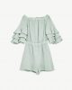 Off-the-shoulder playsuit